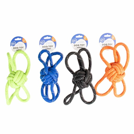 [14994] Scooby rope ball with 4 loops [mixed colors (Multi)]