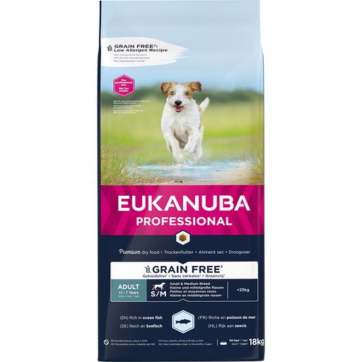 [15200] Breeder Euk Dog Grainfree Ocean Fish AD S/M