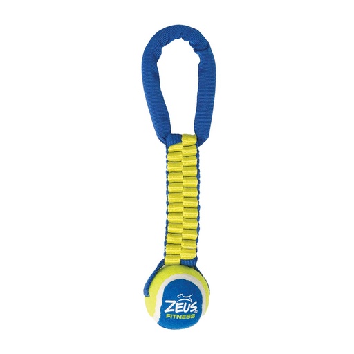 [33/96373] ZS Fitness T-Ball Twist Tug w. Ball [blue/yellow (Blue)]