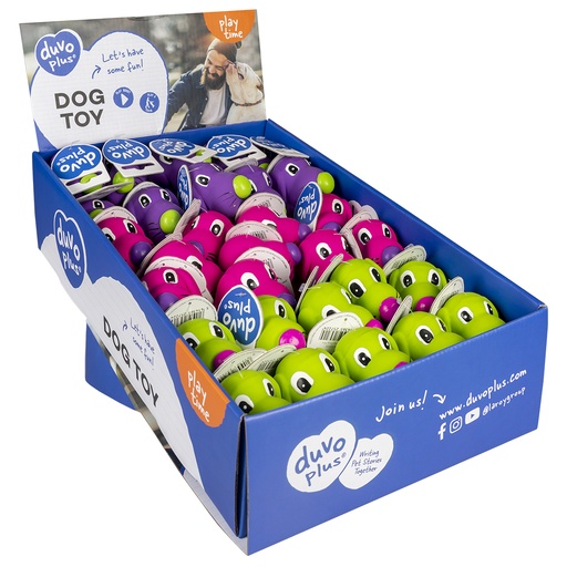 [400031] Latex Sitting Dog Mix [mixed colors (Multi)]