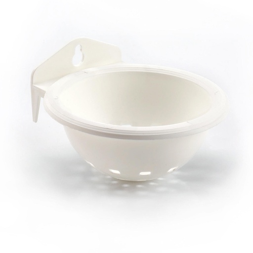 [401/016] Nestje Plastic Met Muurhaak [weiß (Weiß)]