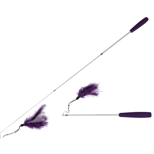 [408/430446] Cat Fishing Rod Telescope [violet/blanc (Violet)]