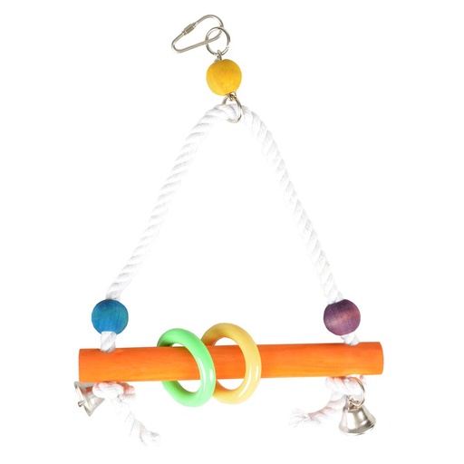 [4745020] Cage Acc Swing In Rope Wooden Cubes