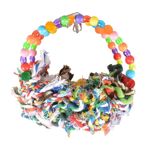 [4745027] Cage Acc Swing With Beads Hammock