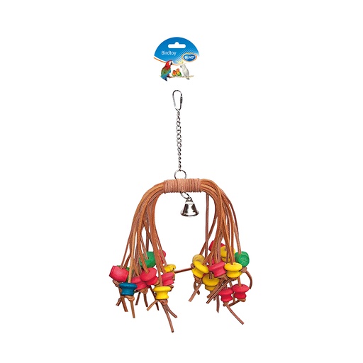 [4745030] Colorful Rasta With Leather & Bell