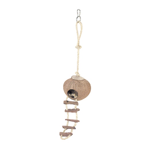 [533/133392] Coconut Globehouse With Ladder And Rope