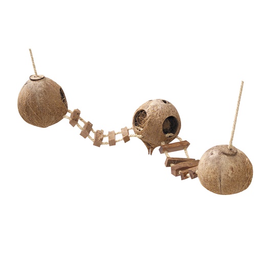 [533/133422] Coconut Globehouse With Ladder And Rope