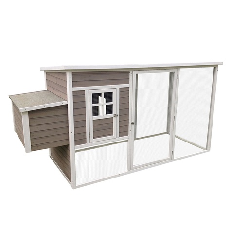 [603/011] Woodland Hühnerstall Molly Cottage [silber reflektierend (Braun)]