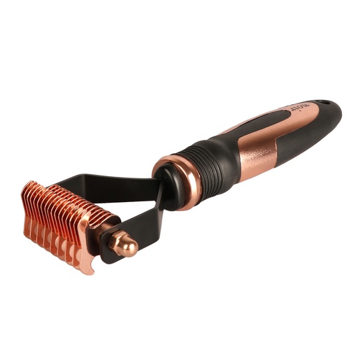 [642/467916] Noir 2-in-1 detangle and thinning brush [bronze/black (Copper)]