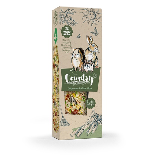 [652729] Country Chew sticks carrot & leek