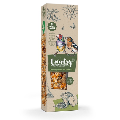 [652737] Country Sticks pinsons pomme & sésame