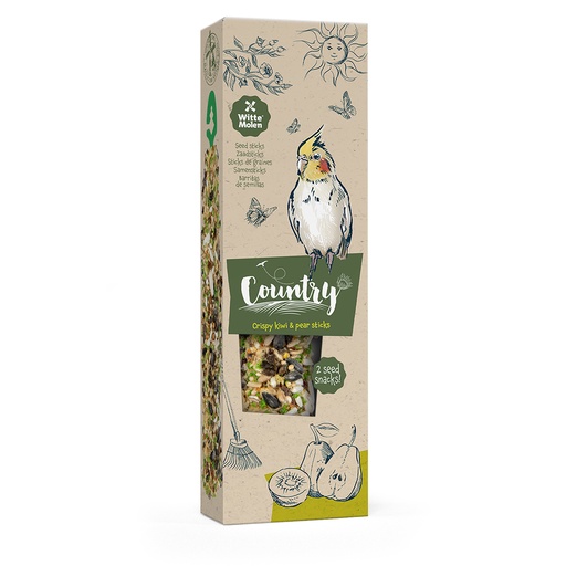 [652738] Country Seed sticks l parakeet kiwi & pear