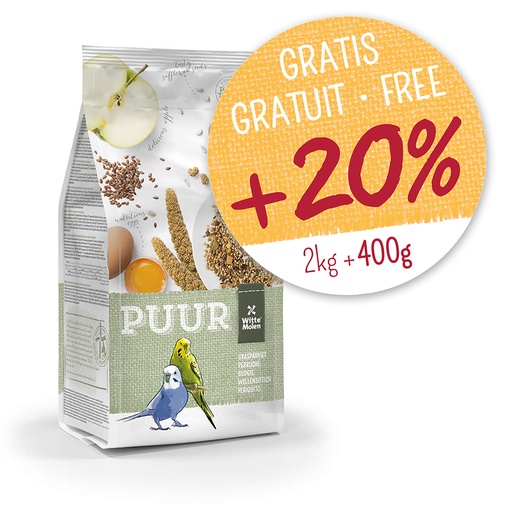 [654735] PUUR WELLENSITTICHE +20%