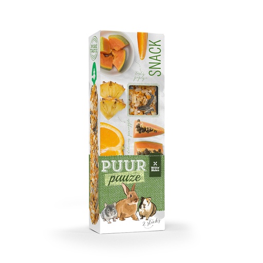 [654838] PUUR Pauze Sticks Orange & Papaya