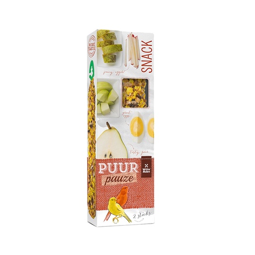 [654885] PUUR pauze sticks canari pomme & poire