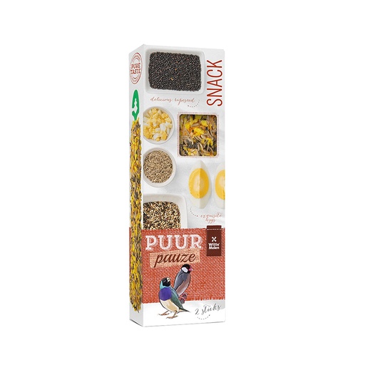 [654887] PUUR Pauze Sticks Tropenvogel Wildsamen