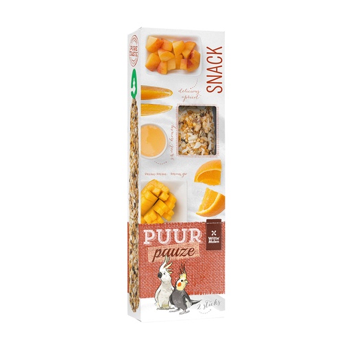 [654888] PUUR pauze sticks gr parkiet abrikoos & mango