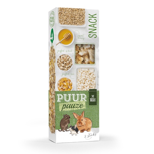 [654922] PUUR Pauze Sticks Puffreis & Honig