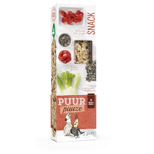 [654934] PUUR Pauze Sticks l parakeet fennel & pepper