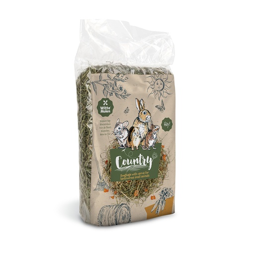 [655527] Country foin de fleurs carottes