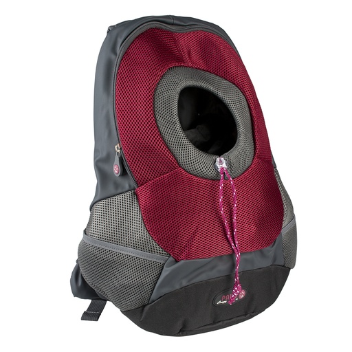 [664/462690] Sac de transport Maria Crazy Paws en nylon [bourgogne (Rouge)]