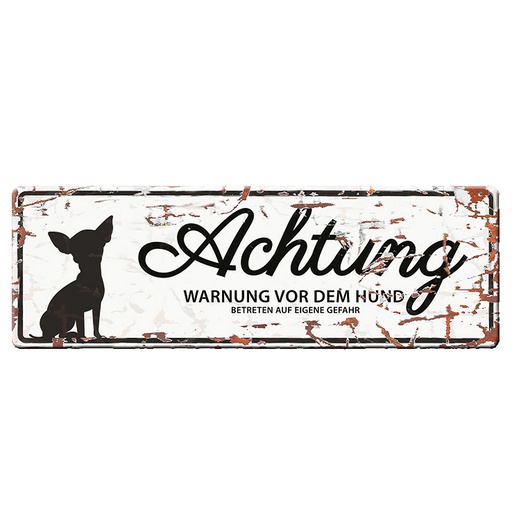 [695/432730] Warning sign mini chihuahua de [wit (Wit)]