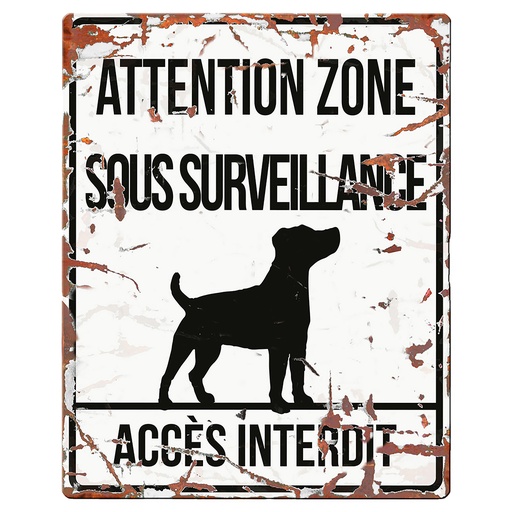 [695/433379] Warning Sign Square Jack [weiß (Weiß)]