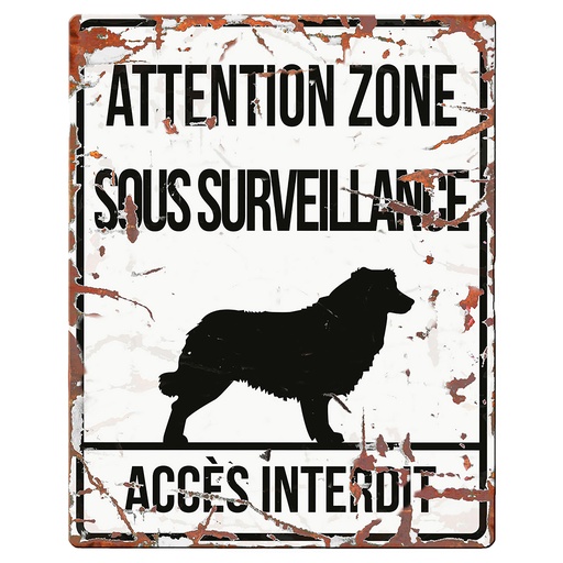 [695/433539] Warning Sign Square Colli [weiß (Weiß)]