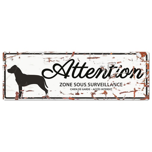 [695/433676] Warning Sign Stafford Whi [weiß (Weiß)]