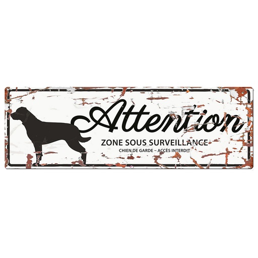 [695/433713] Warning Sign Rottweiler W [weiß (Weiß)]