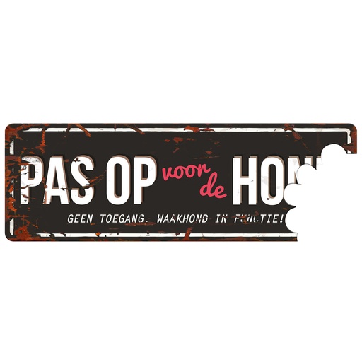[695/434345] Warning beware of the dog n [black/red (Black)]