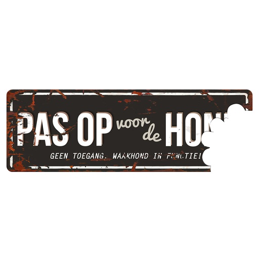 [695/434369] Warning Beware Of The Dog N [schwarz/grau (Schwarz)]