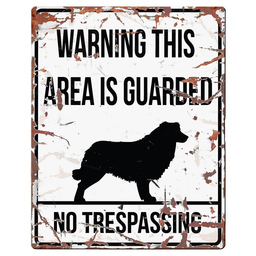[695/434659] Warning sign square collie gb [wit (Wit)]