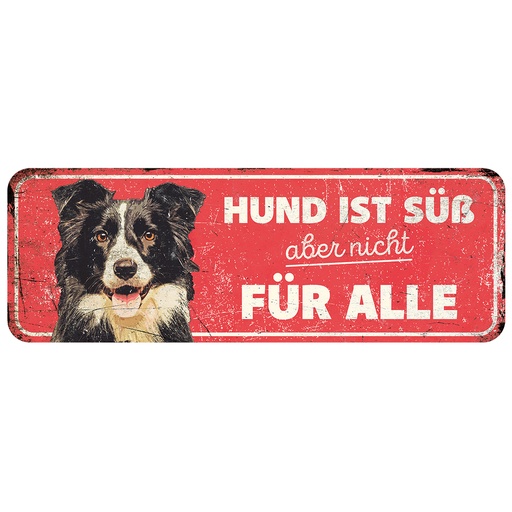 [695/471036] Warnschild collie de [rot (Rot)]