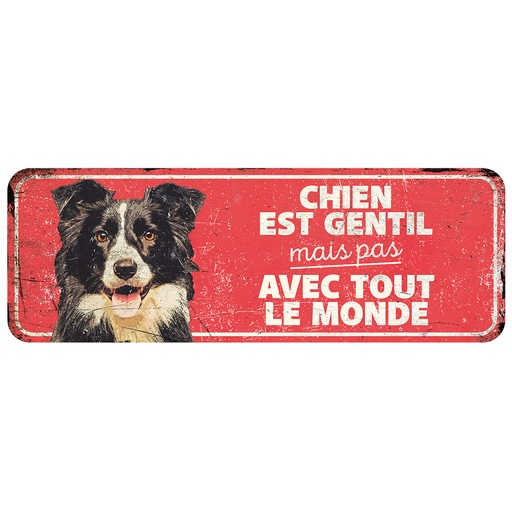[695/471043] Warnschild collie fr [rot (Rot)]