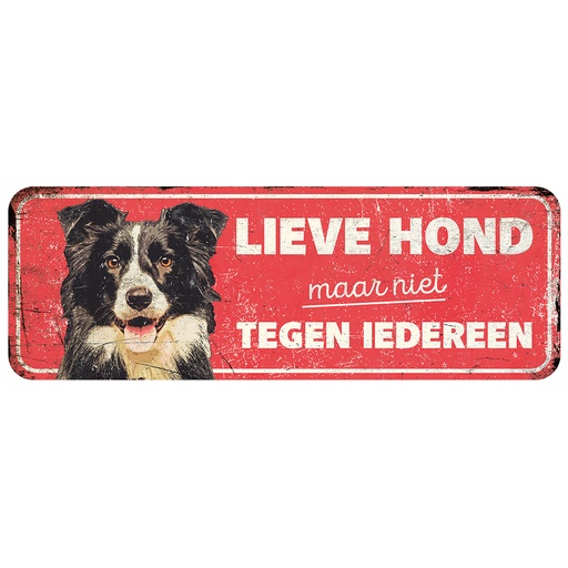 [695/471050] Panneau d'avertissement collie nl [rouge (Rouge)]