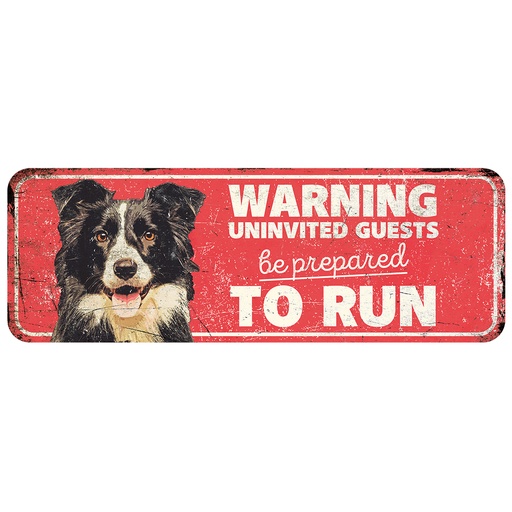 [695/471067] Warnschild collie en [rot (Rot)]