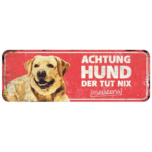 [695/471135] Warning sign labrador de [red (Red)]
