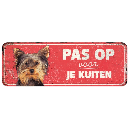 [695/471227] Warnschild terrier nl [rot (Rot)]