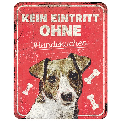 [695/471340] Warnschild jack russel de [rot (Rot)]