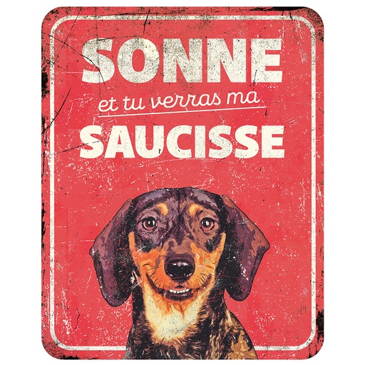 [695/471487] Warnschild dachshund fr [rot (Rot)]