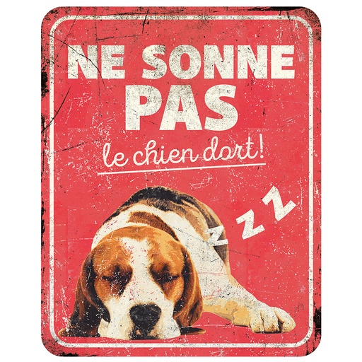 [695/471524] Warning sign beagle fr [red (Red)]