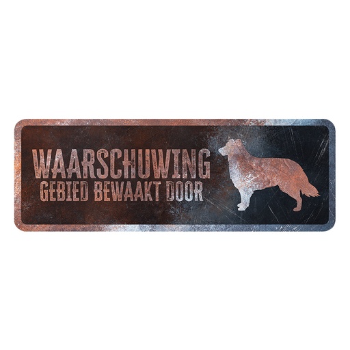 [695/474600] Waarschuwingsbord Collie Nederlands [meerkleurig (Multi)]