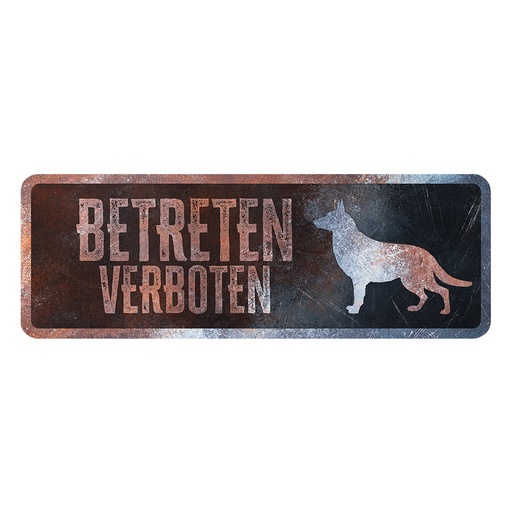 [695/474624] Waarschuwingsbord German Shepherd Duits [meerkleurig (Multi)]