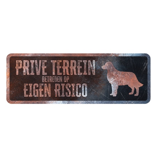 [695/474686] Warning sign Golden retriever Dutch [multicolored (Multi)]