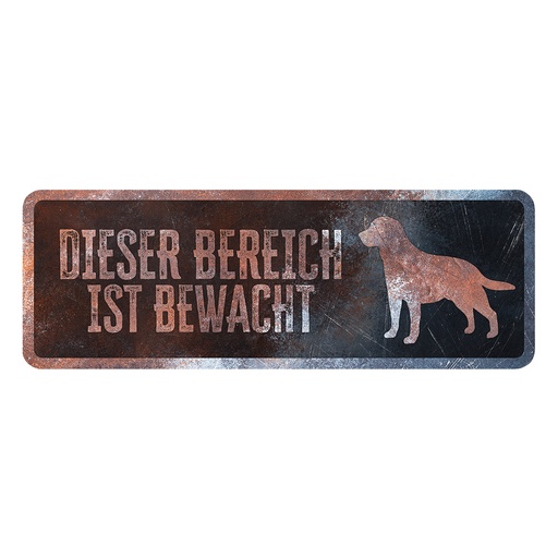 [695/474709] Waarschuwingsbord Labrador Duits [meerkleurig (Multi)]