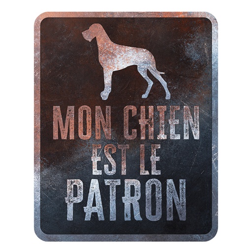 [695/474990] Waarschuwingsbord Danish dog Frans [meerkleurig (Multi)]