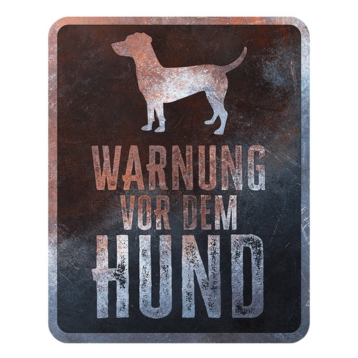 [695/475027] Waarschuwingsbord Jack russel Duits [meerkleurig (Multi)]