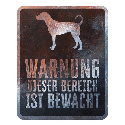 [695/475102] Warnschild Dobermann Deutsch [mehrfarbig (Multi)]