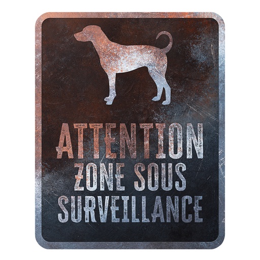 [695/475119] Waarschuwingsbord Dobermann Frans [meerkleurig (Multi)]